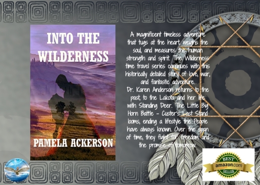 Pam into the wilderness blurb with award.jpg